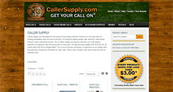 Desktop Screenshot of callersupply.com