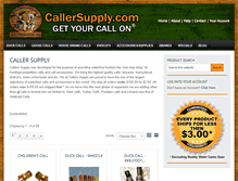 Tablet Screenshot of callersupply.com